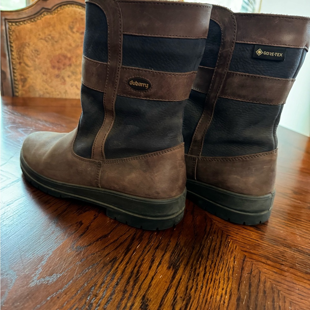 Dubarry Roscommon short boots. Brown and navy. Excellent condition - worn twice!